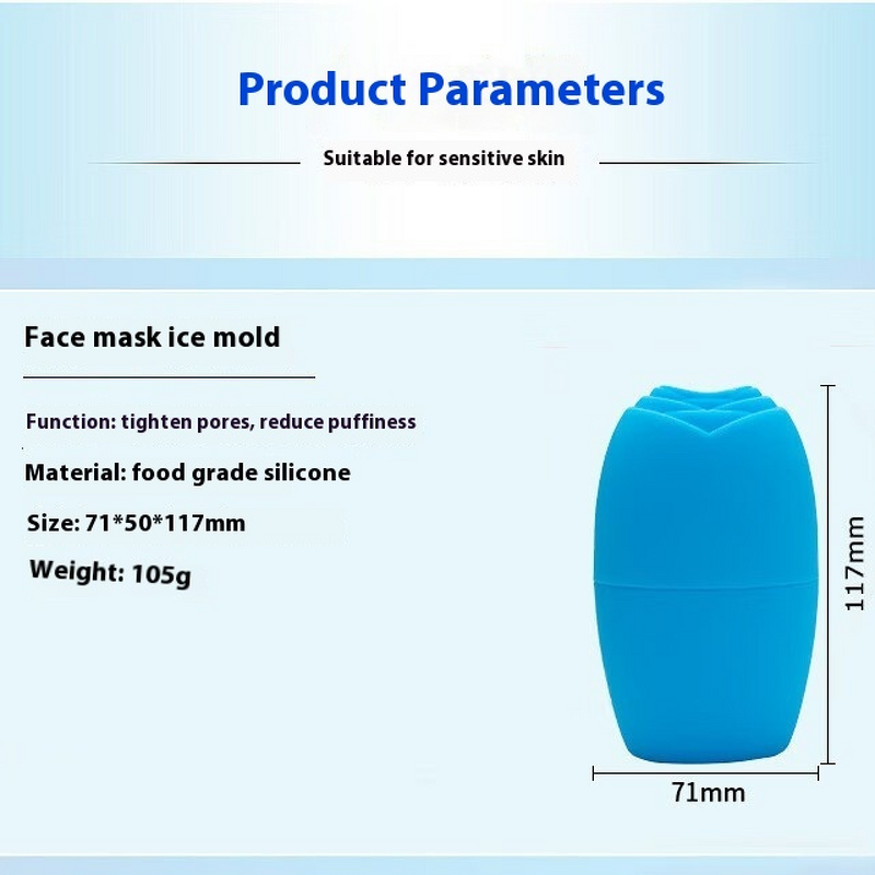 Ice Mold Holder Manufacturer - for Face Reusable Silicone Skin Care Massage Icing Tools Ice Face Roller