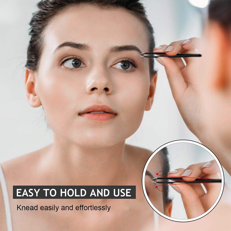 Eyebrow Tweezers Manufacturer - Wholesale Slant Tip Stainless Steel Hair Removal Private Label Set