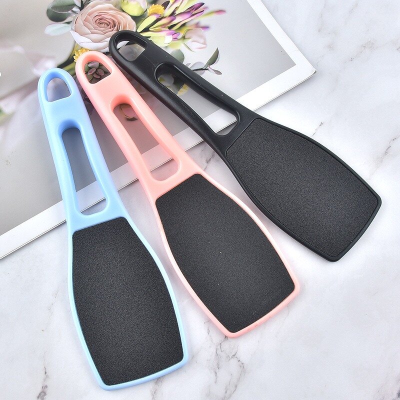 Foot File Manufacturer - Plastic Handle Pedicure Sandpaper for Dead Rough Skin Staple Remover