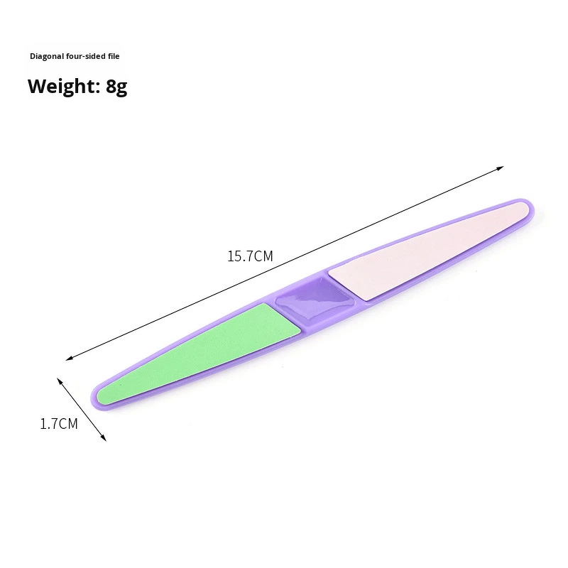 Nail File Manufacturer - Wholesale Colorful 4 Way Diamond Sanding & Polishing