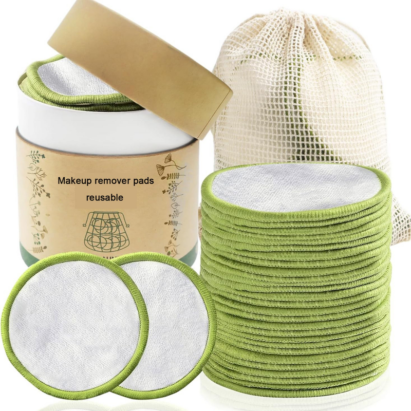 Makeup Remover Pads Manufacturer - Eco Reusable Wholesale Custom Logo Microfiber Cotton Eco Friendly