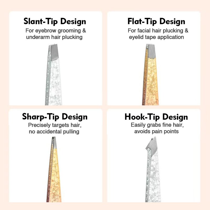 Eyebrow Tweezers Manufacturer - New Ice Flower Technology Bling Bling Green Blue Pink Beauty Makeup