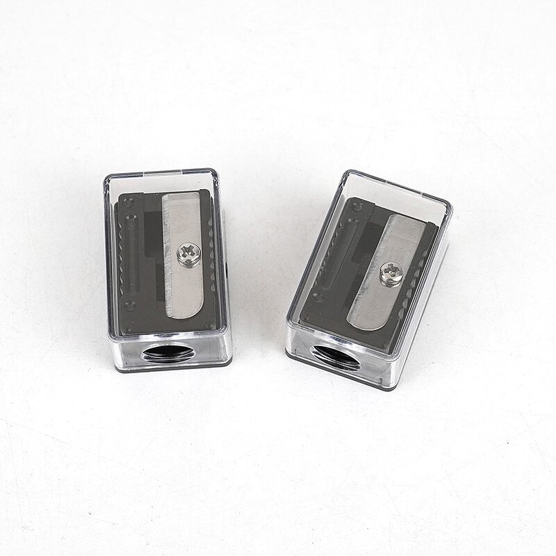 Pencil Sharpener Manufacturer - Wholesale Manual Lip Liner Eyebrow Stainless Steel Cosmetic Tool Pink White Black