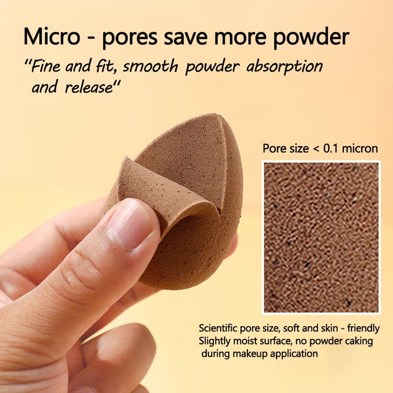 Makeup Blender Sponge Manufacturer - Custom Logo Packaging Wholesale Coffee Powder Puff