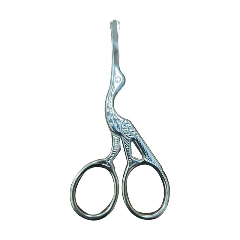 Facial Hair Scissors Manufacturer - Premium Safety Black Rounded Tips for Nose Hair Beard Eyebrows Eyelashes Trimming