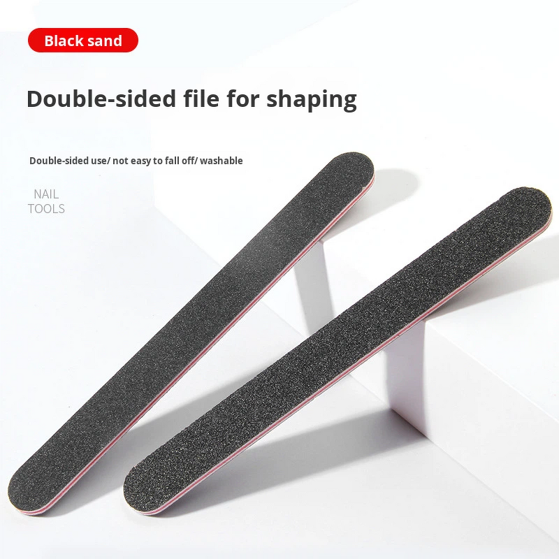 Nail File Manufacturer - Wholesale Black Double Sided EVA Sponge & Polishing Sanding Strip 100/180