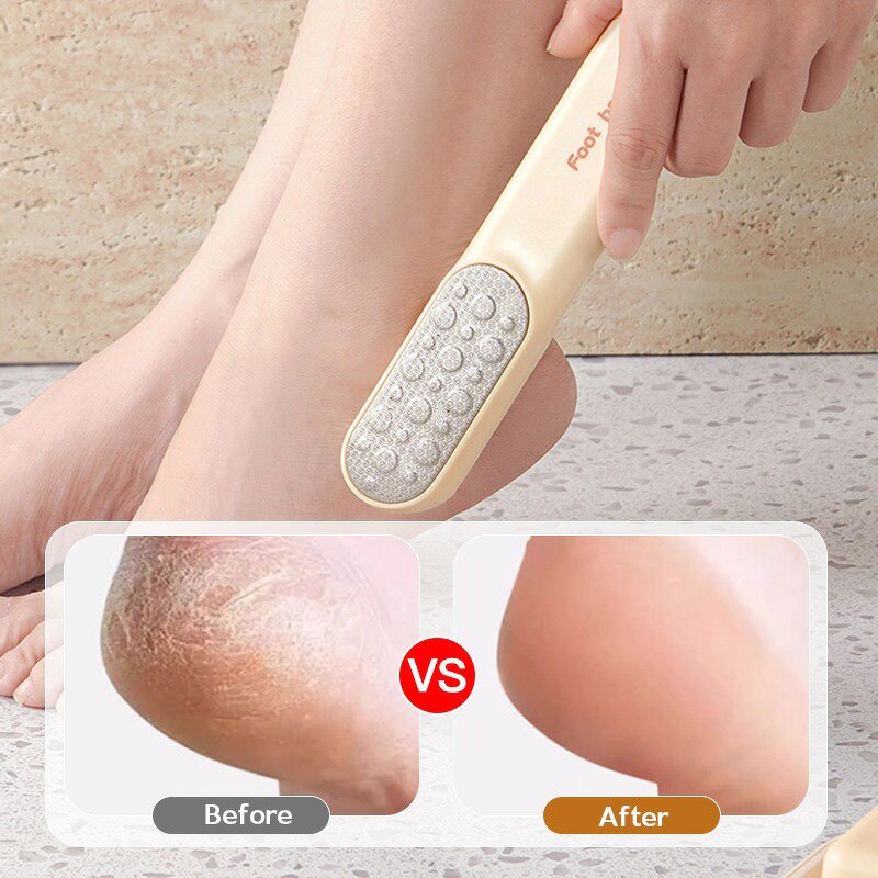 Foot File Manufacturer - 3 in 1 Double Sided Rubbing Plastic Exfoliator Cleaner for Dead Skin