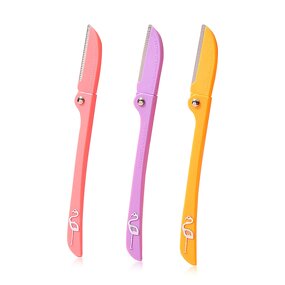 Facial Razor Manufacturer - Multipurpose Stainless Steel Shaver Foldable Plastic Portable Hair Trimmer for Women