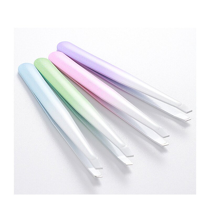 Eyebrow Tweezers Manufacturer - Colorful Beauty Care Cosmetic Stainless Steel Eyelash Extension