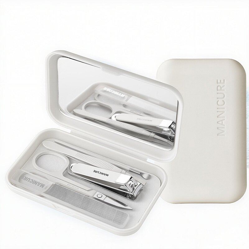 Manicure Cutter Kit Manufacturer - New Ebt 5 in 1 Professional Stainless Steel Right-handed Beauty Care Set