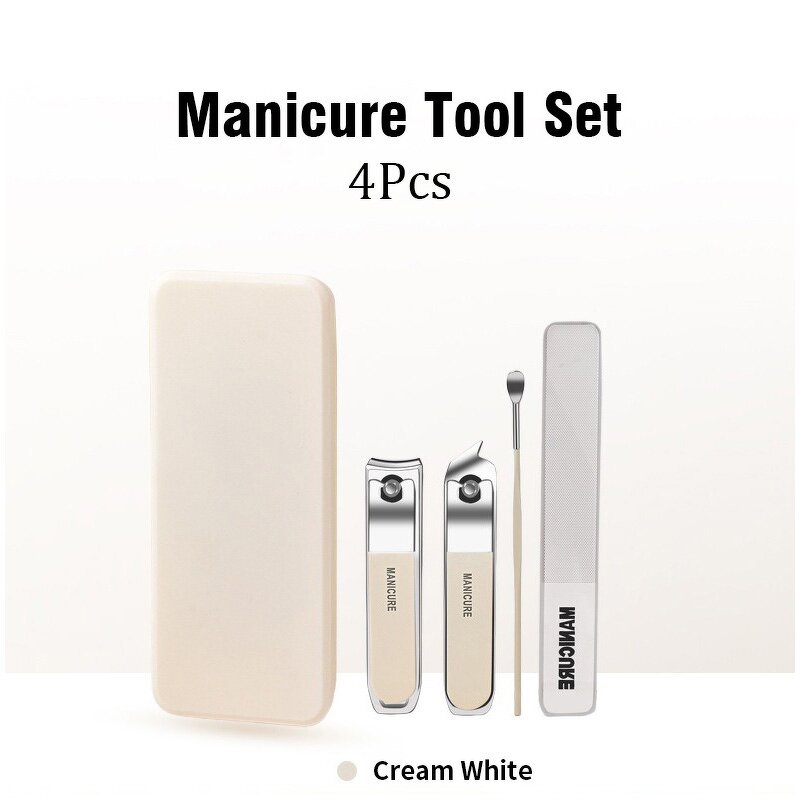 Toe Clipper Set Manufacturer - Wholesale 4 Pcs Professional Stainless Steel Travel Grooming Manicure & Pedicure