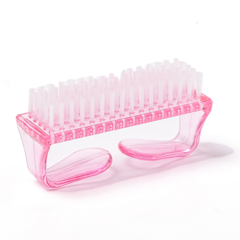 Nail Cleaning Brushes Manufacturer - Nylon with Plastic Handle Grip for Manicure and Pedicure Salons