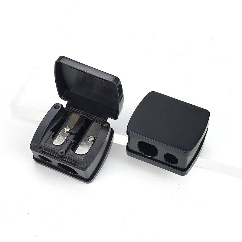 Pencil Sharpener Manufacturer - Wholesale Manual Lip Liner Eyebrow Stainless Steel Cosmetic Tool Pink White Black