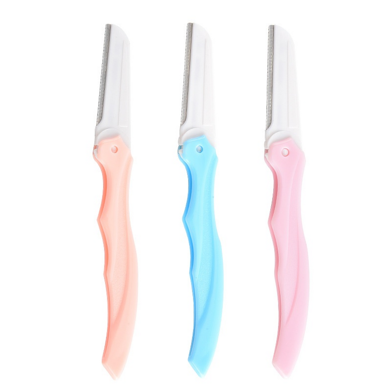 Eyebrow Razor Manufacturer - New Stainless Steel Wholesale Foldable Shaver Trimmer Trimming Knife