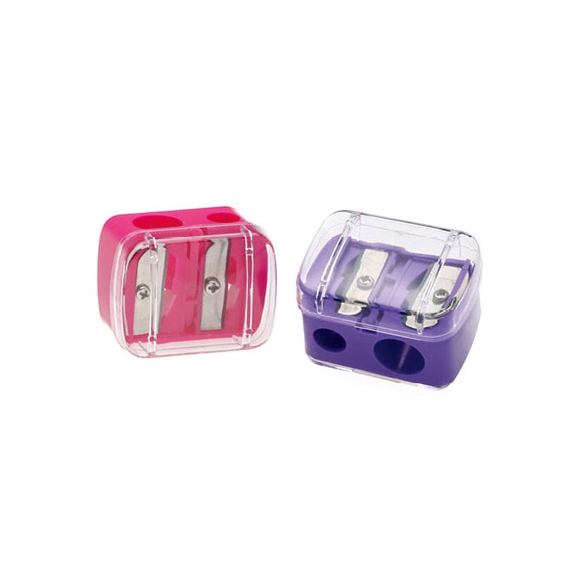 Pencil Sharpener Manufacturer - Wholesale Round Steel Lip Brow Cosmetic Helical Carpenter with Labeling Pattern