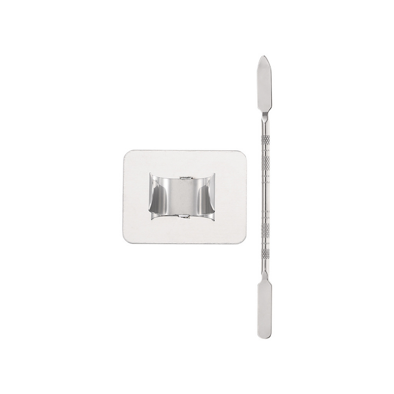 Makeup Stick Tools Set Manufacturer - Factory Stainless Steel Ring Palette Mini for Mixing Foundation