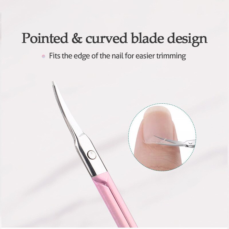 Eyelash Scissors Manufacturer - Mini Makeup Private Label Black Stainless Steel PVC Bag for Sharping Slanted Tip