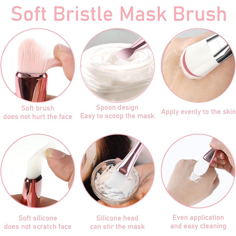 Makeup Brush Manufacturer - Dual-Ended Luxury Vegan Pink Handle Single Face Masking for Foundation Wholesale