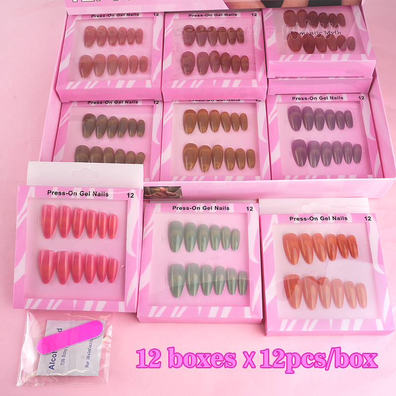 Press-On Nails Manufacturer - Wholesale French Style Handmade ABS Square Cat Eye High Sparkling Crystal