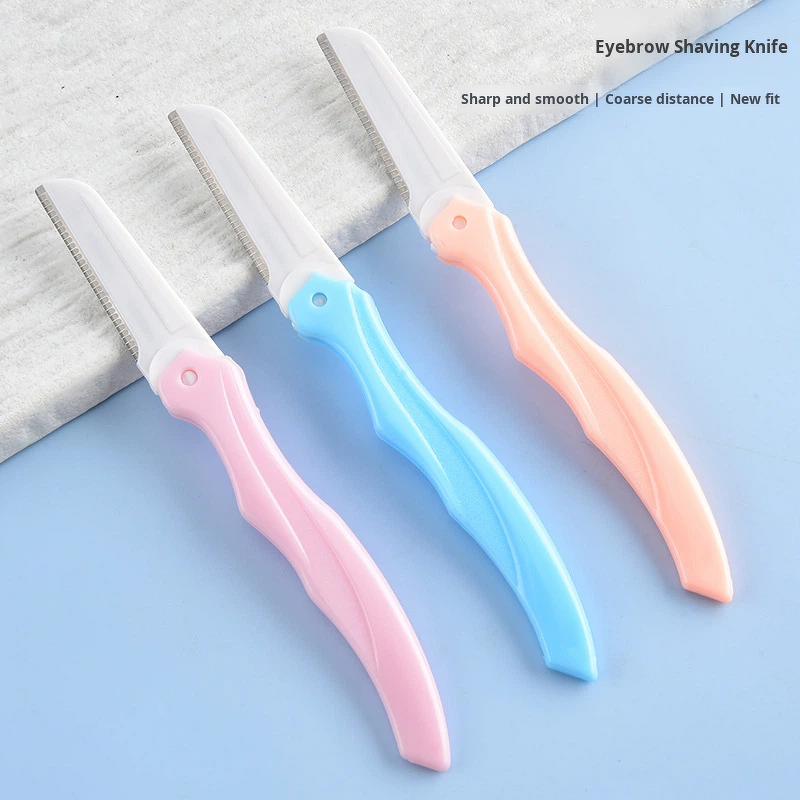 Eyebrow Razor Manufacturer - New Stainless Steel Wholesale Foldable Shaver Trimmer Trimming Knife