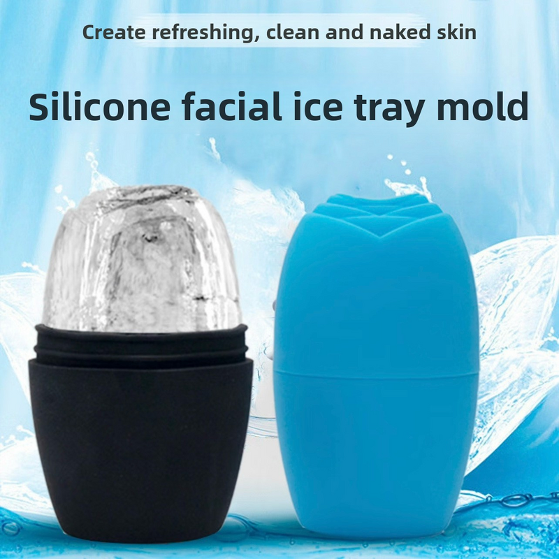 Ice Mold Holder Manufacturer - for Face Reusable Silicone Skin Care Massage Icing Tools Ice Face Roller