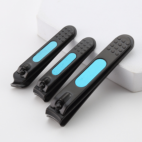 Nail Clipper Manufacturer - Single Portable Slant Stainless Steel with Tail File Straight Cutter