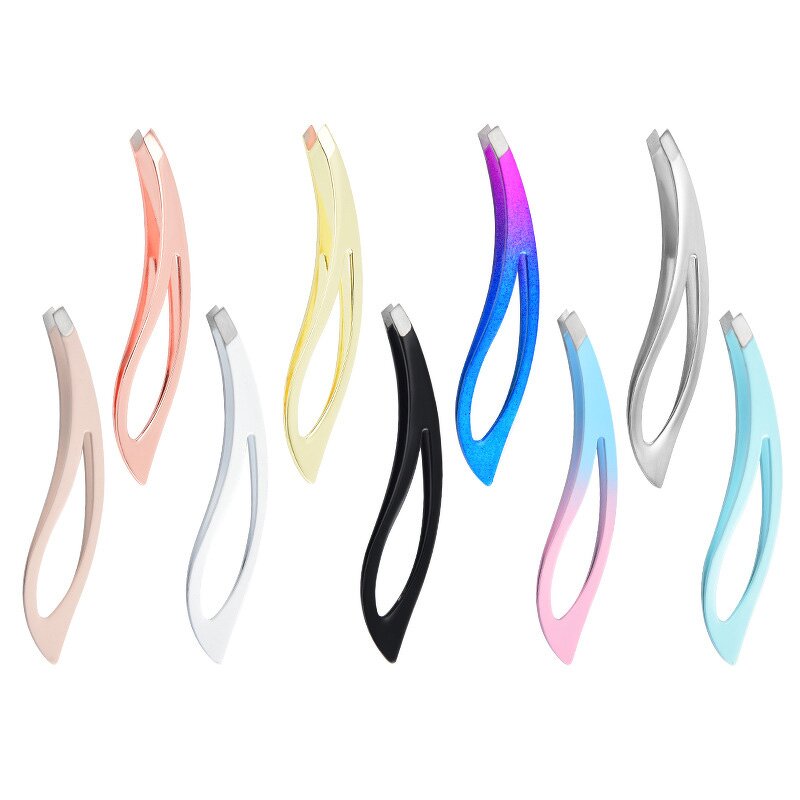 Eyebrow Tweezers Manufacturer - Custom Wholesale Stainless Steel Anti-Static Handmade Thinner Tip Bite Tight Grid