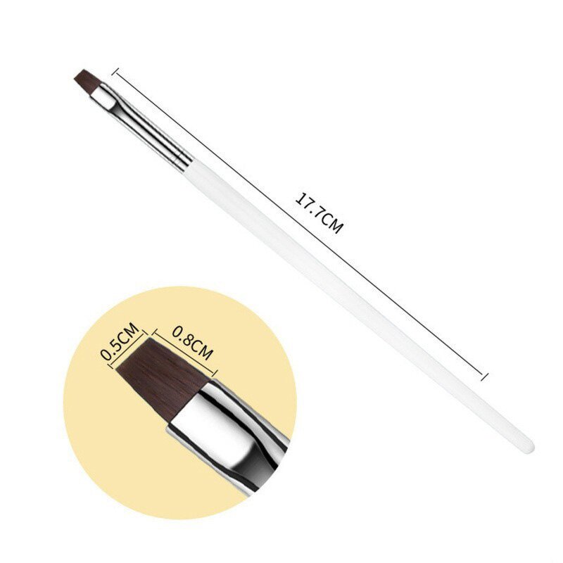 Nail Painting Brush Manufacturer - Luxury Flat Head Light Therapy for Beauty Salons