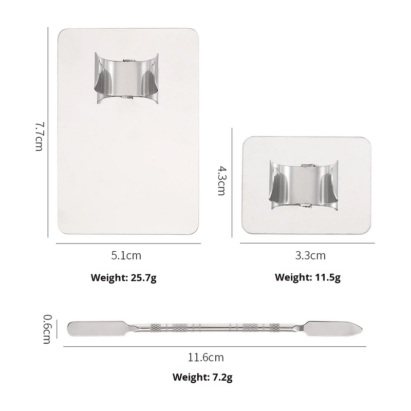 Makeup Stick Tools Set Manufacturer - Factory Stainless Steel Ring Palette Mini for Mixing Foundation