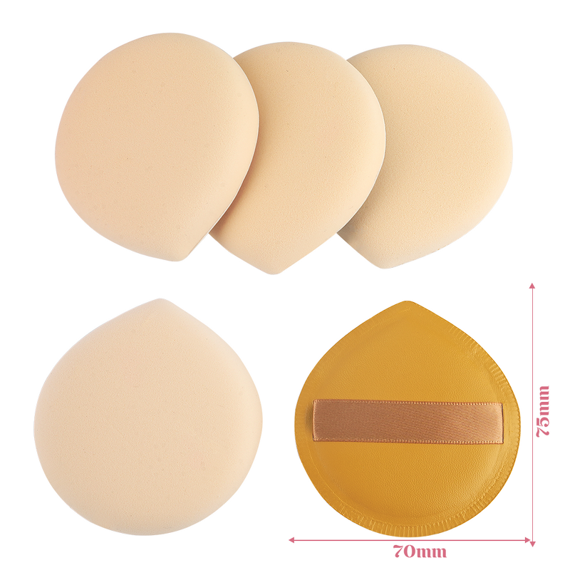 Makeup Sponge Manufacturer - Customized Powder Puff Loose Washable Soft Cotton with Plastic Box