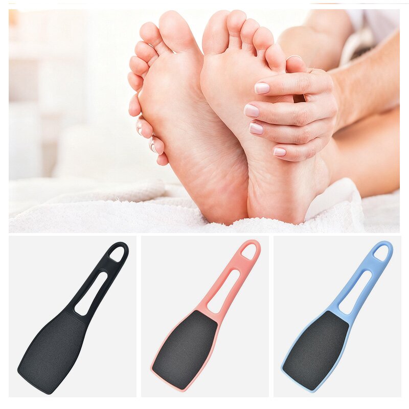 Foot File Manufacturer - Plastic Handle Pedicure Sandpaper for Dead Rough Skin Staple Remover