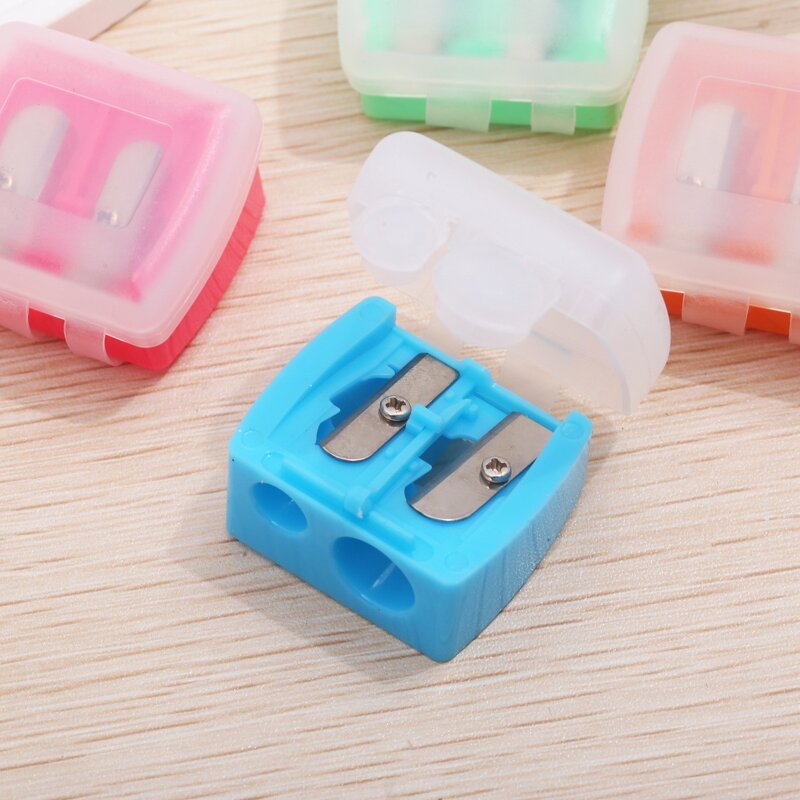 Pencil Sharpener Manufacturer - Wholesale Plastic Cosmetic Lip Brow Helical Carpenter Makeup Tool