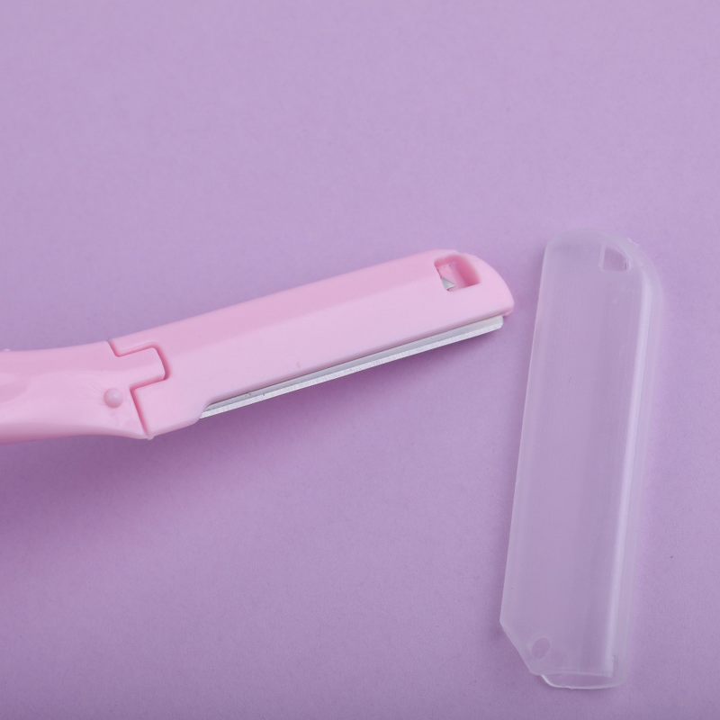 Eyebrow Razor Manufacturer - OEM Stainless Steel Macro Blades Folding for Facial Lip Temple Hair Shaper