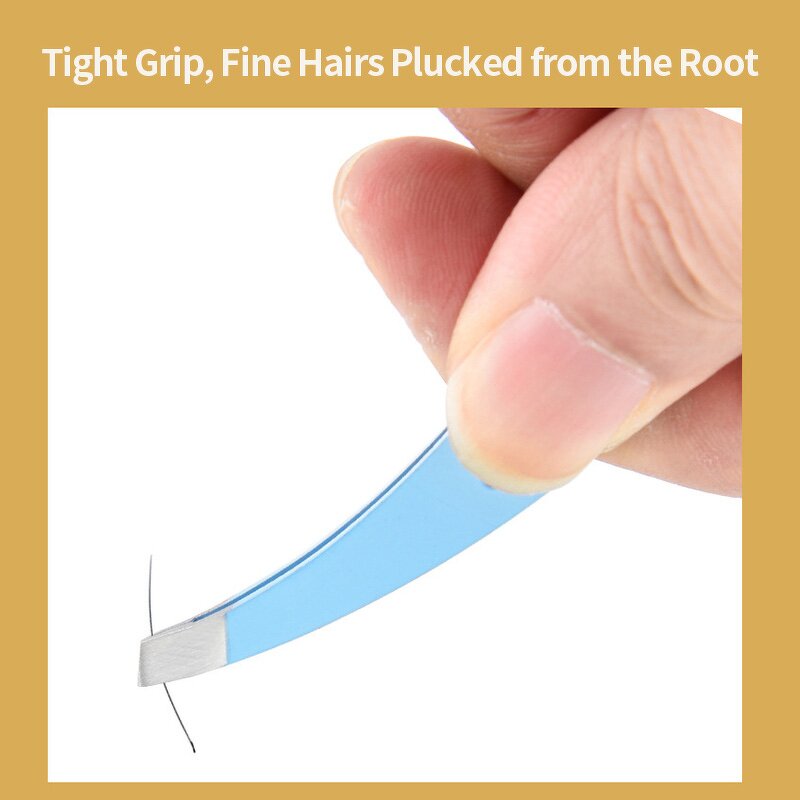 Eyebrow Tweezers Manufacturer - Custom Wholesale Stainless Steel Anti-Static Handmade Thinner Tip Bite Tight Grid