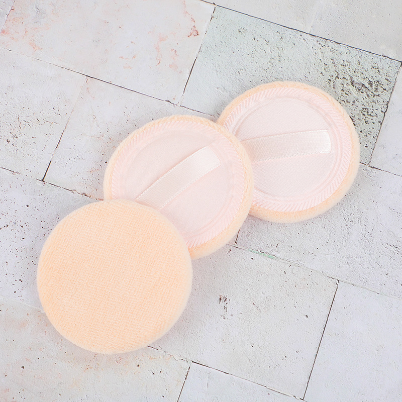 Powder Puff Manufacturer - Wholesale Eco-friendly Washable Angular Blush Round Professional Silk Cotton Compact