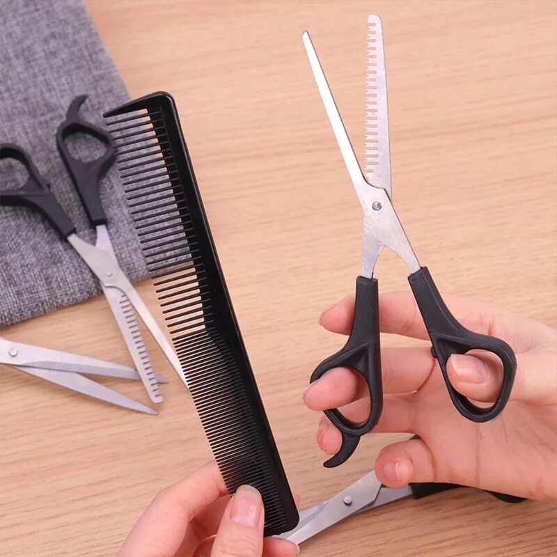 Hair Thinning Scissors Manufacturer - OEM Wholesale Customize Logo Professional 5pcs Set Hair Cutting