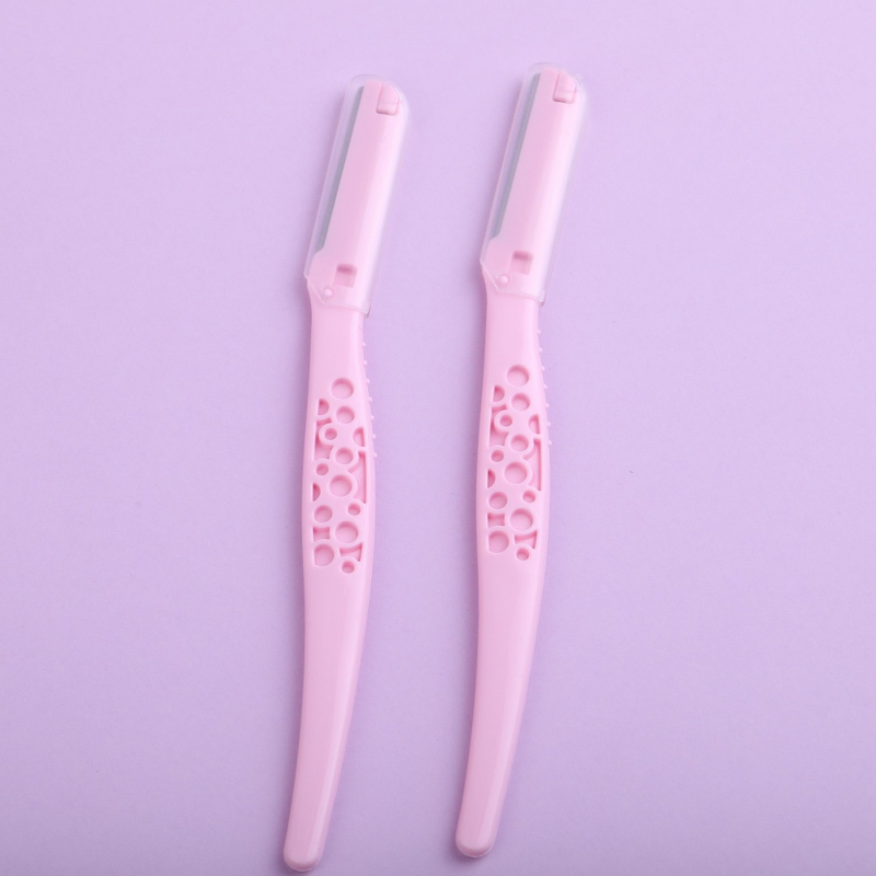 Eyebrow Razor Manufacturer - OEM Stainless Steel Macro Blades Folding for Facial Lip Temple Hair Shaper