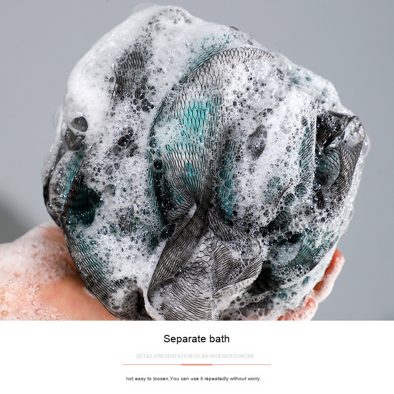 Bath Sponge Manufacturer - Hot Sale Shower Ball Multicolor Exfoliating Body Scrubber for Women and Men