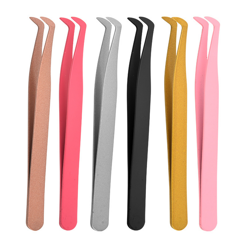 Eyelash Tweezers Manufacturer - Wholesale Stainless Steel Pointed Tip Durable Private Label Diamond Grip