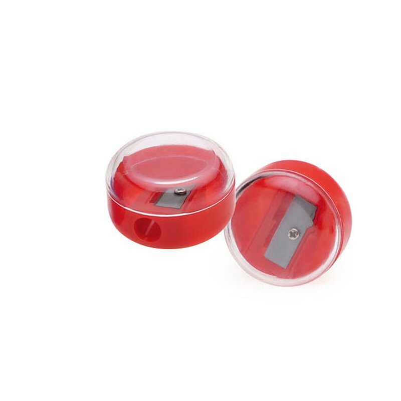 Pencil Sharpener Manufacturer - PS-10 Factory-Discounted Cosmetic Plastic Eyeliner Metal Dual-Hole Design with Deposit