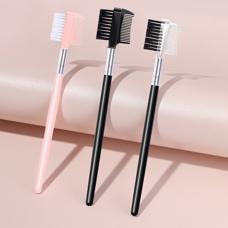 Lash Comb Brush Manufacturer - 2-in-1 Ultra-Thin Double Sided Lamination Multi-Function Eyelash Extension Tools