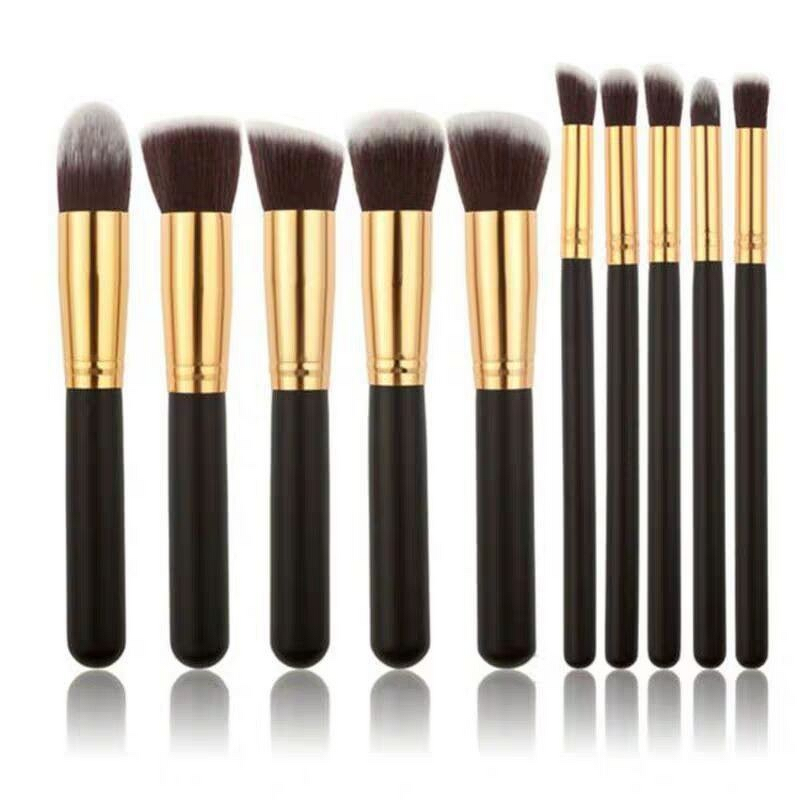 Makeup Brushes Set Manufacturer - 10pcs High-end Quality Luxury Custom Facial Foundation Powder Private Label Professional