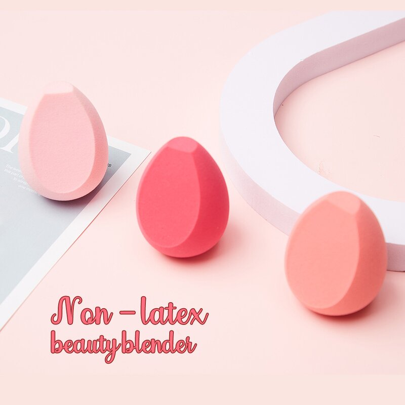 Makeup Blender Manufacturer - Esponja De Maquiagem Pore Soft Bevel Slanted Flat Side 2 Cut Foundation
