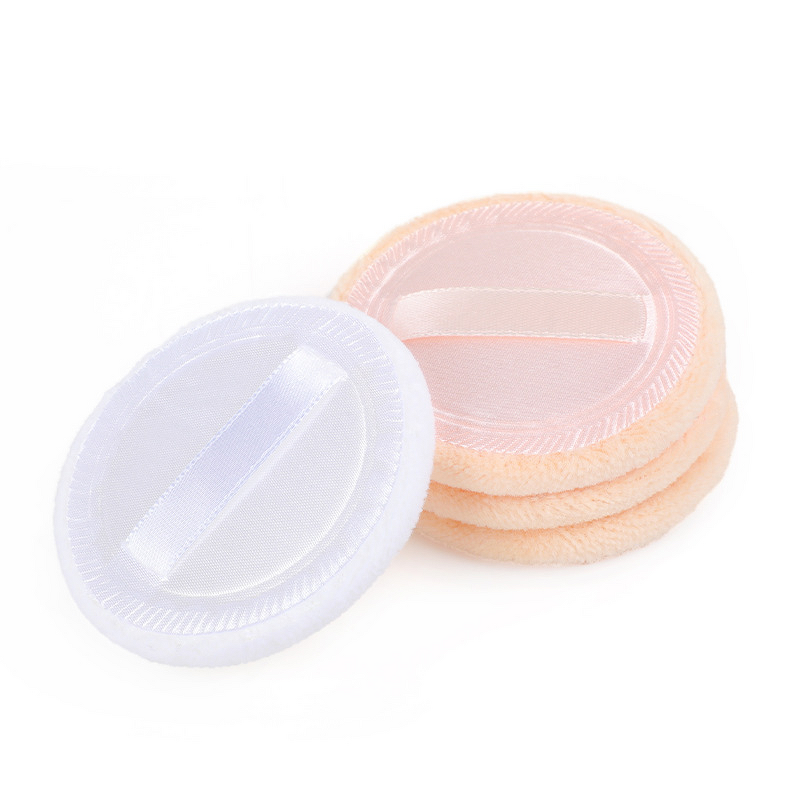 Powder Puff Manufacturer - Wholesale Eco-friendly Washable Angular Blush Round Professional Silk Cotton Compact