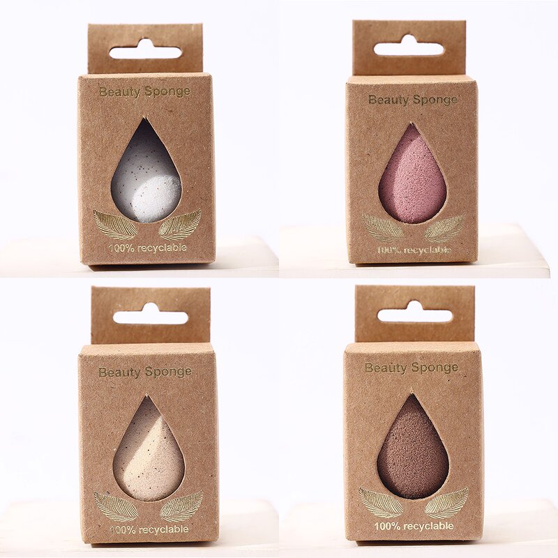 Beauty Sponge Manufacturer - Eco Friendly Degradable Coffee Grounds Makeup Powder Puff for Wet and Dry Use