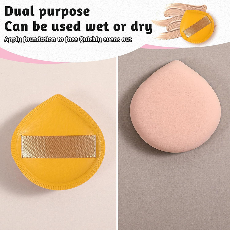 Makeup Sponge Manufacturer - Customized Powder Puff Loose Washable Soft Cotton with Plastic Box