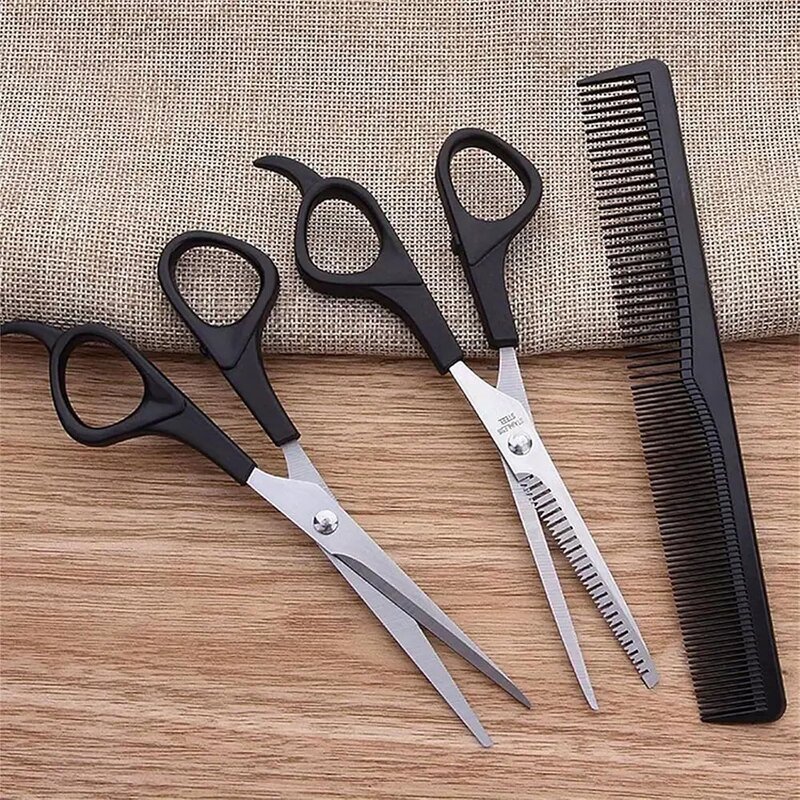 Hair Thinning Scissors Manufacturer - OEM Wholesale Customize Logo Professional 5pcs Set Hair Cutting