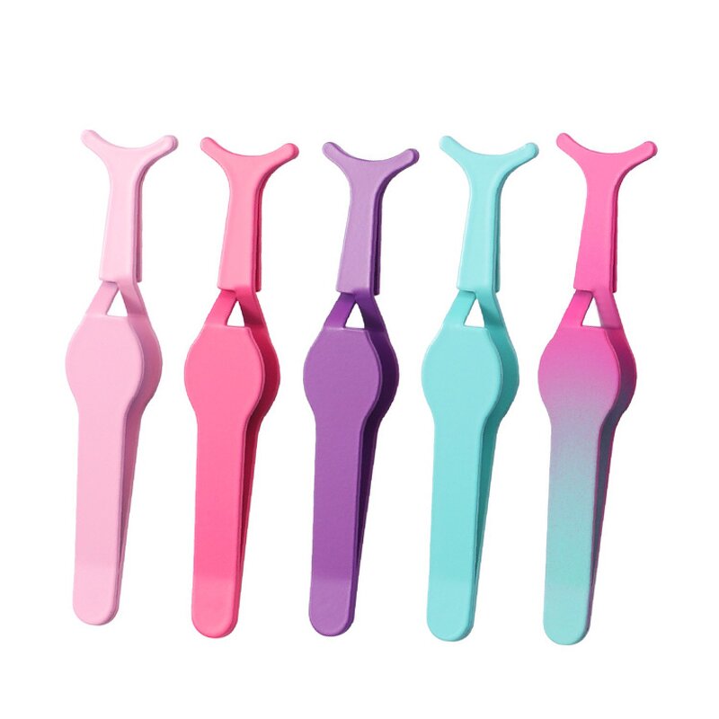 Brow Tweezers Manufacturer - Wholesale Private Label Logo Thick Metal Stainless Steel Eyelash Grip Scissors