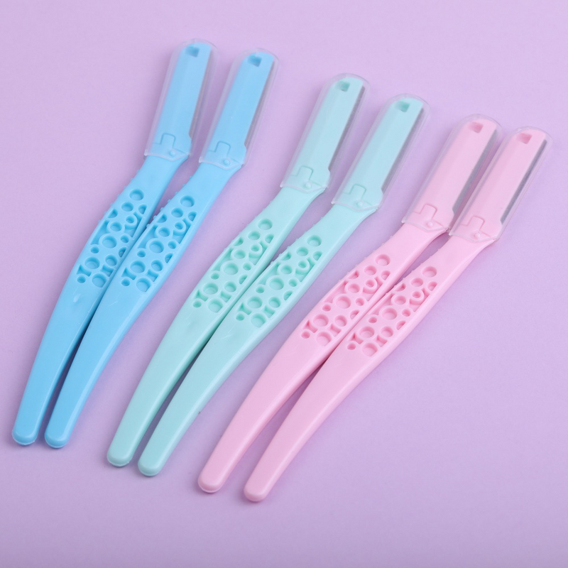 Eyebrow Razor Manufacturer - OEM Stainless Steel Macro Blades Folding for Facial Lip Temple Hair Shaper