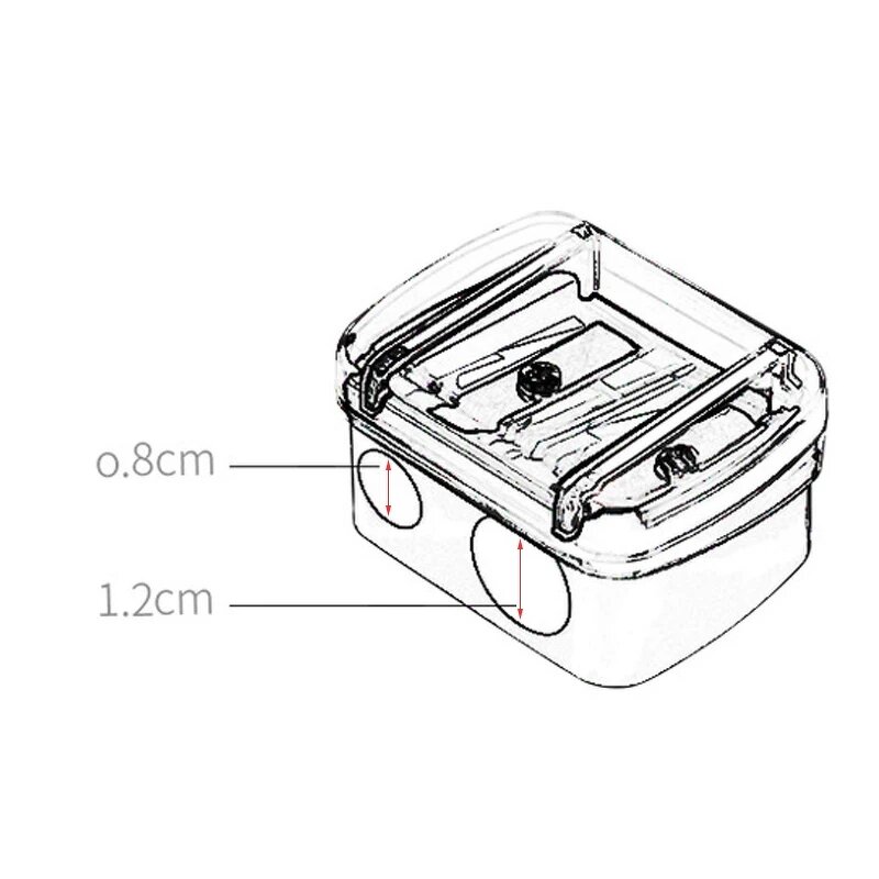 Eyebrow Pencil Sharpener Manufacturer - Wholesale Makeup Plastic Personalized Cosmetic